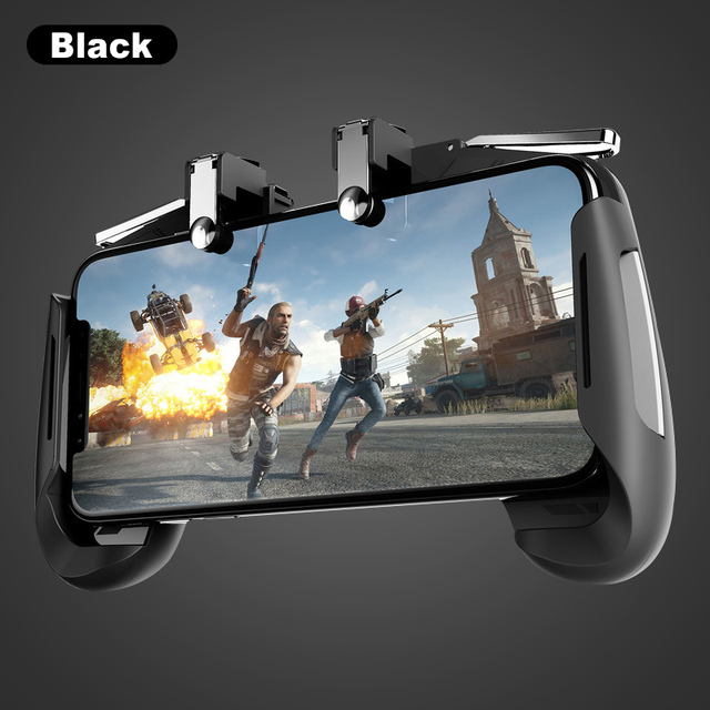 AK16 Gaming Joystick Gamepad Trigger Fire Button L1R1 Shooter Stretchable PUBG Game Controller For IOS Android Phones