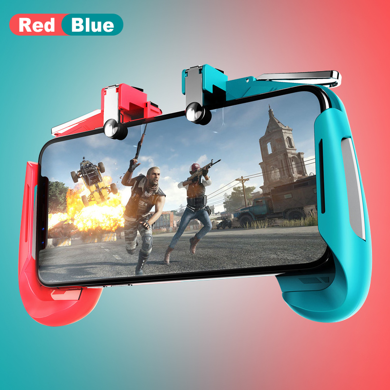 AK16 Gaming Joystick Gamepad Trigger Fire Button L1R1 Shooter Stretchable PUBG Game Controller For IOS Android Phones
