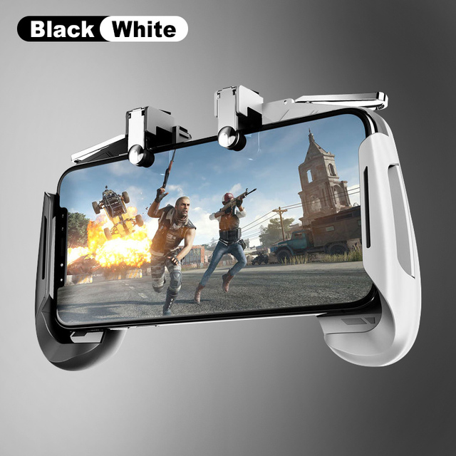 AK16 Gaming Joystick Gamepad Trigger Fire Button L1R1 Shooter Stretchable PUBG Game Controller For IOS Android Phones