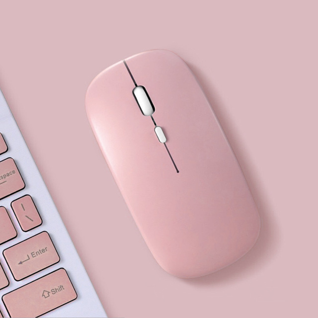 Mute Bluetooth Mouse For iPad Samsung Huawei Android Windows Tablet Battery Wireless Mouse For Notebook Computer pc With box