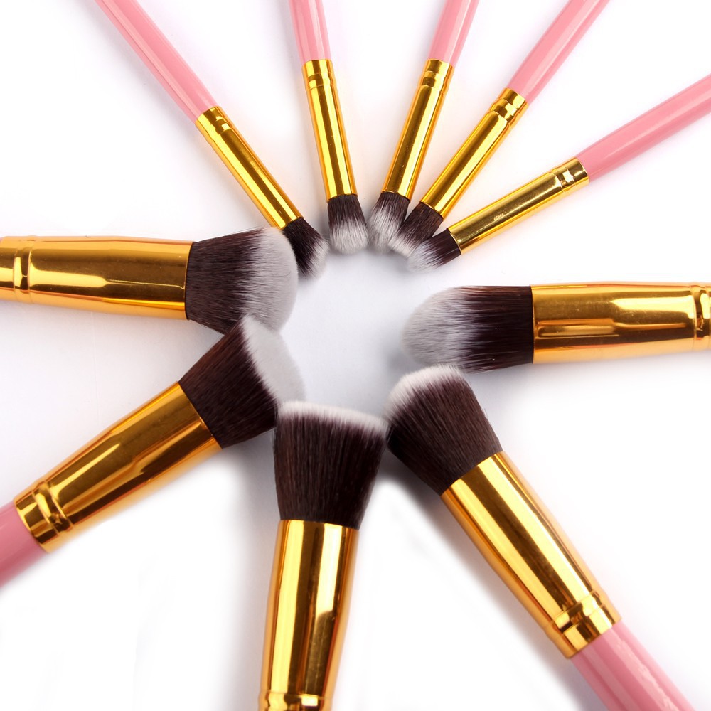 10PCS Makeup Brushes Set Professional Cosmetics Tools