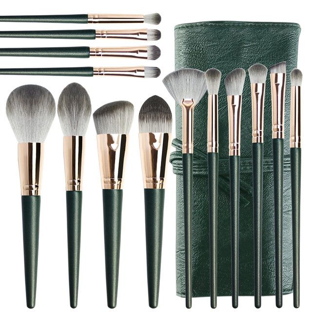 Professional 14 pcs makeup brushes set