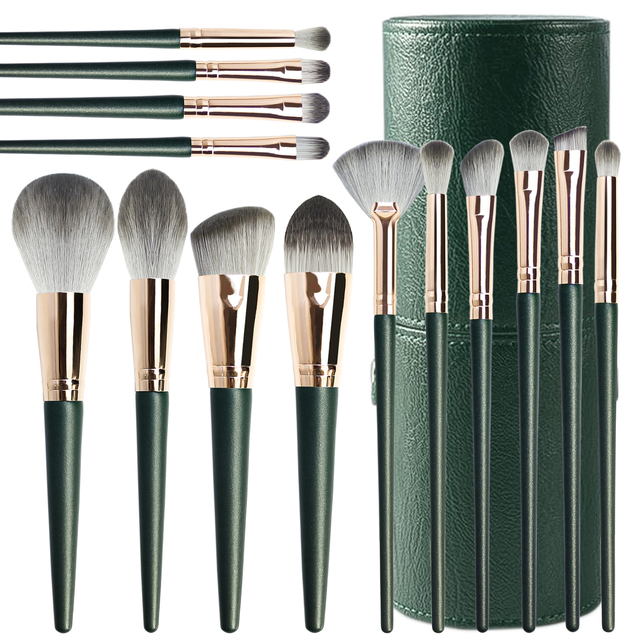 Professional 14 pcs makeup brushes set