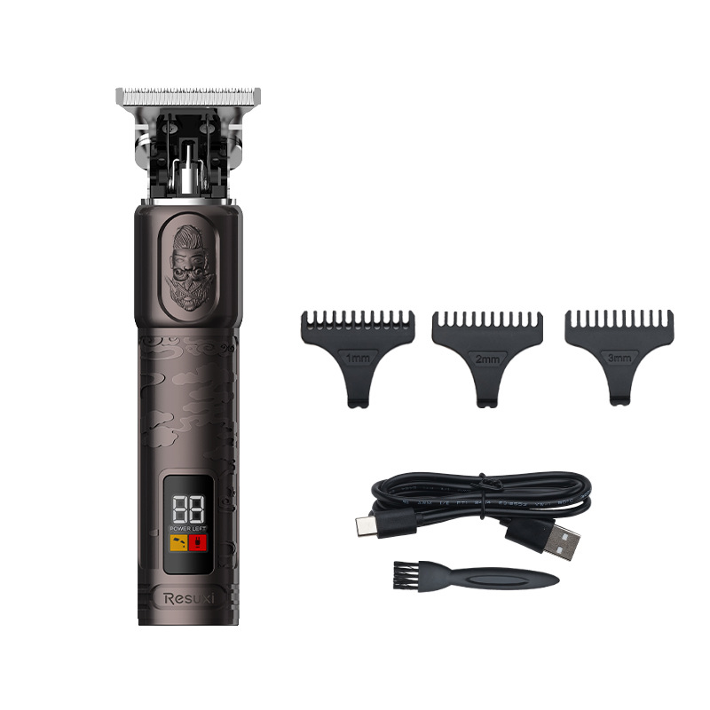 Hair Clipper Rechargeable Waterproof Hair Trimmer Barber Hair Cut Cutting Machine