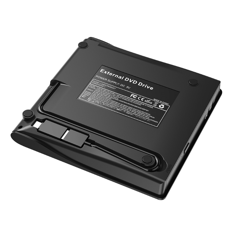 USB 3.0 Type C DVD Drive External DVD-RW Player Writer Reader Burner Driver Drive-Free High Speed Read-Write Recorder