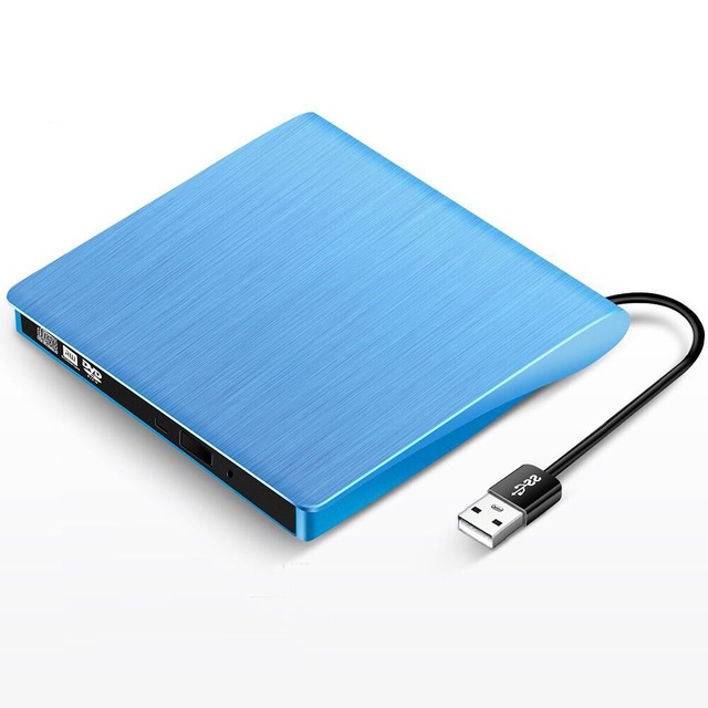 3.0  Dvd Recorder Slim Protable Usb External Cd-rw Drive Burner 5Gbps DVD Player Plug&play Compatible with Windows  XP  Vista