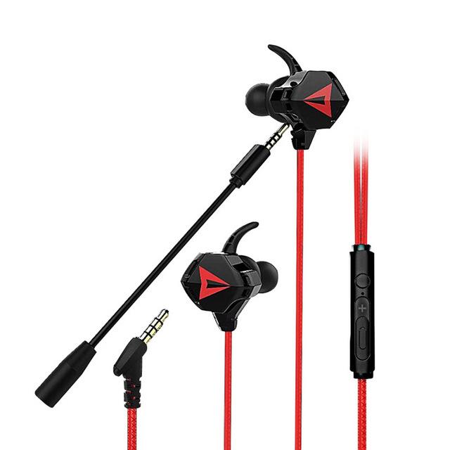 Eat Chicken Gaming Earphones Stereo PC Bass with Mic Wired Vibration Games Headphoe  Earphones