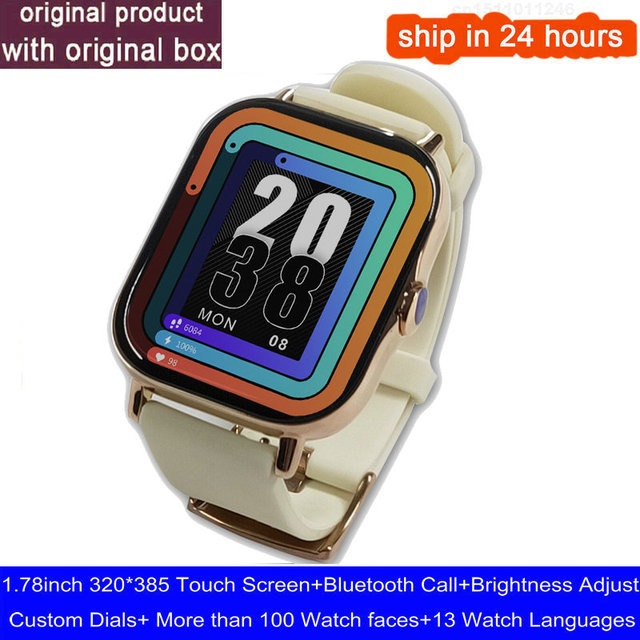 DT94 Smart Watch Men Women Phone CallWaterproof  Brightness Adjust Smartwatch Android IOS