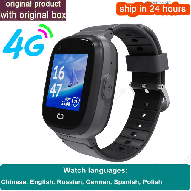 4G Smart Kids Phone Watch  Monitor Camera IP67 Waterproof Clock Child Voice Chat Smartwatch