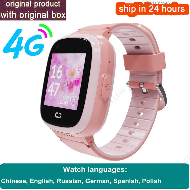 4G Smart Kids Phone Watch  Monitor Camera IP67 Waterproof Clock Child Voice Chat Smartwatch