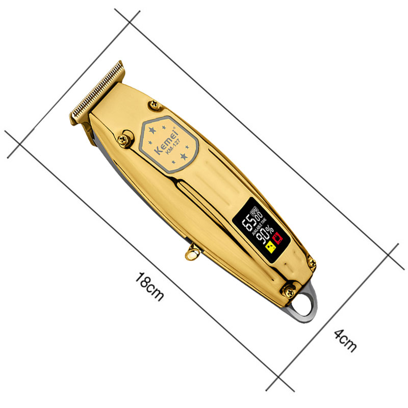 barber electirc hair trimmer LCD display professional beard trimme
