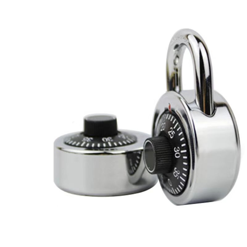2022 New 50mm Turntable Retro Combination Lock Luggage Padlock Gym School Dormitory Combination Lock