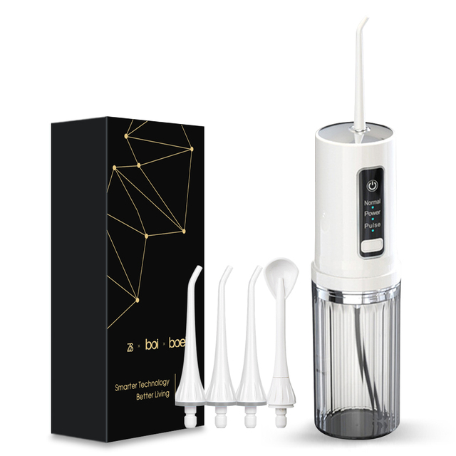 Nozzle Storage Portable Wireless Oral Irrigator Detachable Water Tank Teeth Cleaning Devices Washable Dental Flosser