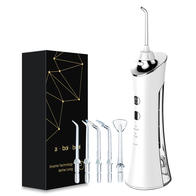Oral Irrigator Syringe Water Flosser Portable Electric Tooth Dental Water Jet USB Rechargeable 150ML IPX7 Teeth Cleaner