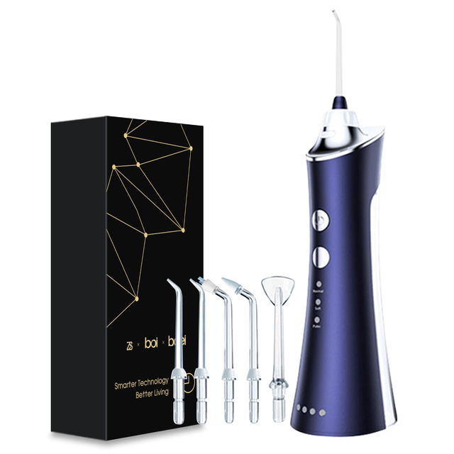 Oral Irrigator Syringe Water Flosser Portable Electric Tooth Dental Water Jet USB Rechargeable 150ML IPX7 Teeth Cleaner