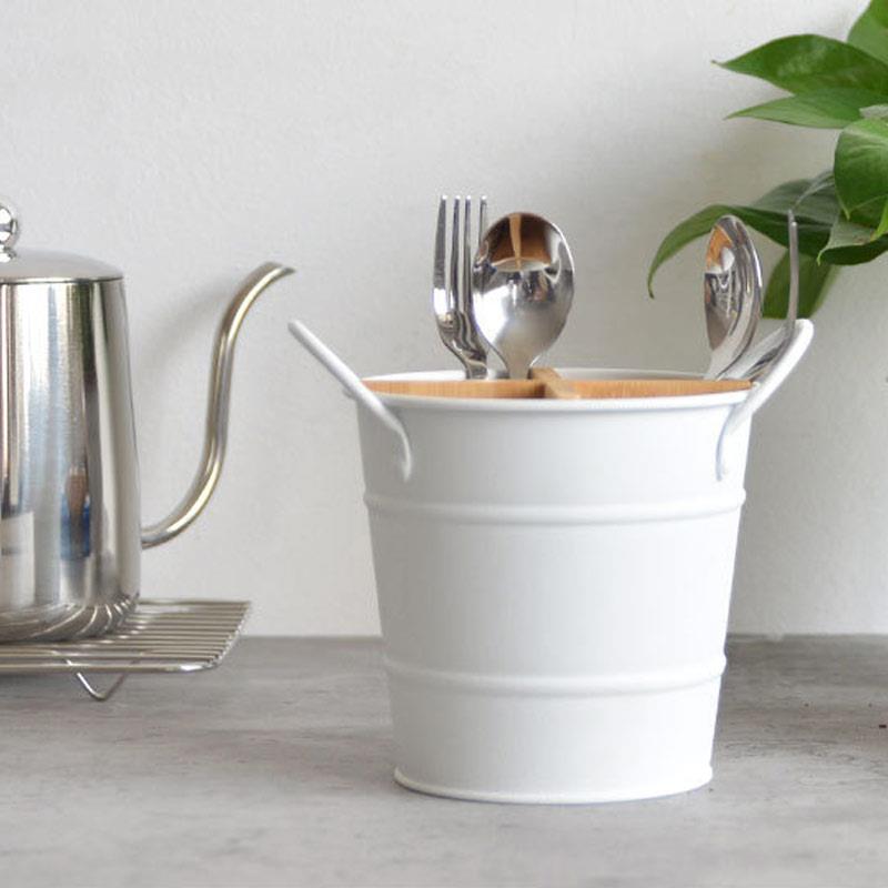 Multifunctional Kitchen Cutlery Organizer Knife Stand Storage Holder Separate Spoon Chopstick Kitchenware Cooking Tool Bucket