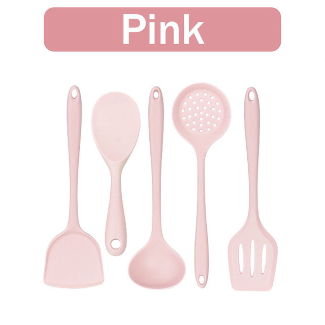 Silicone Cooking Utensils Non-Stick Kitchenware Silicone Spatula Kitchen Accessories Cooking Tools Set Kitchen