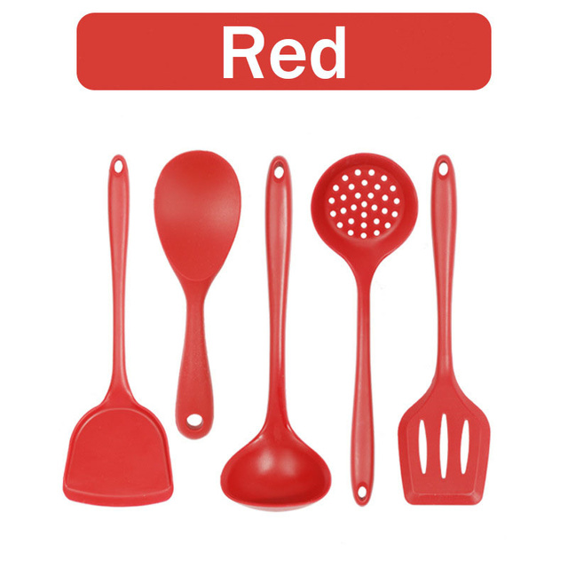 Silicone Cooking Utensils Non-Stick Kitchenware Silicone Spatula Kitchen Accessories Cooking Tools Set Kitchen