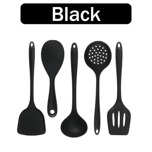 Silicone Cooking Utensils Non-Stick Kitchenware Silicone Spatula Kitchen Accessories Cooking Tools Set Kitchen