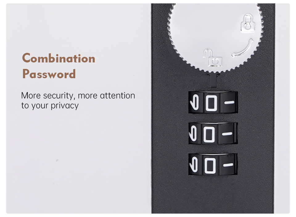 Combination Password Drawer Lock Smart Cabinet Locks Furniture Security Lock Mechanical Safety Suitable for Home Office