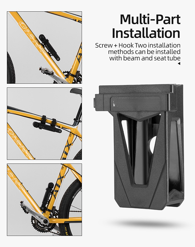 Bike Password Lock Four-Digit Secret Anti-Theft Foldable Alloy Steel Lock 85cm for Road Bicycle Electric MTB Motorcycle
