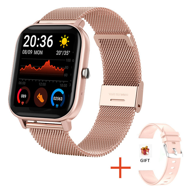 2022 New Bluetooth Call Smart Watch Women Full Touch  Fitness Tracker Blood Pressure Smart Clock Men Ladies Smartwatch