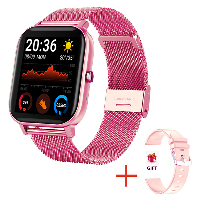 2022 New Bluetooth Call Smart Watch Women Full Touch  Fitness Tracker Blood Pressure Smart Clock Men Ladies Smartwatch