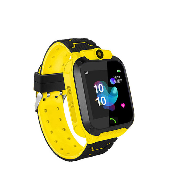 Children's Smart Watch SOS Phone Watch Q12 Smartwatch For Kids With Sim Card Photo Waterproof IP67 Kids Gift For IOS Android