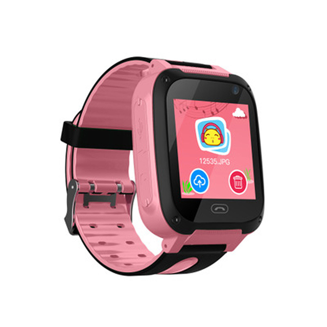Children's Smart Watch GPS Tracker 2G SOS Kid Call Phone Watch IP67 Waterproof Compatible Android IOS for Kids Gift