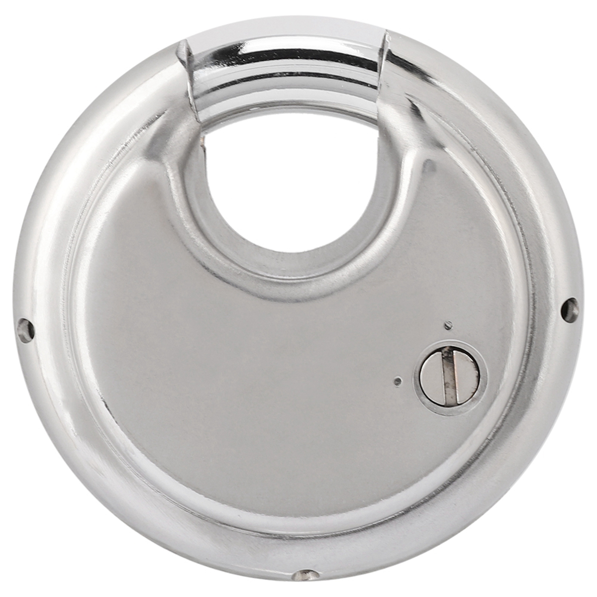 4-Dial Combination Lock Password Round Padlock Key Stainless Steel Password Locks For Outdoor Warehouse Fences