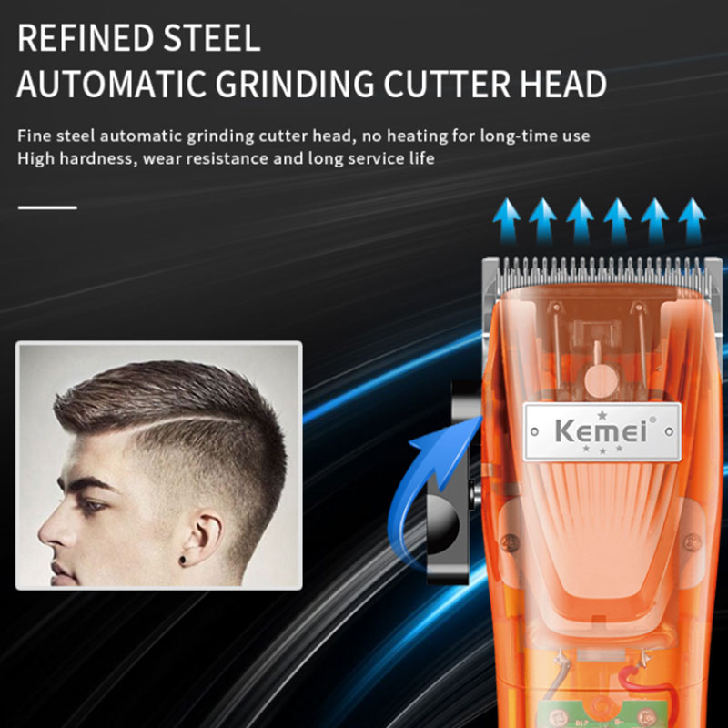 LCD electric hair trimmer professional adjustable powerful hair clipper haircut machine