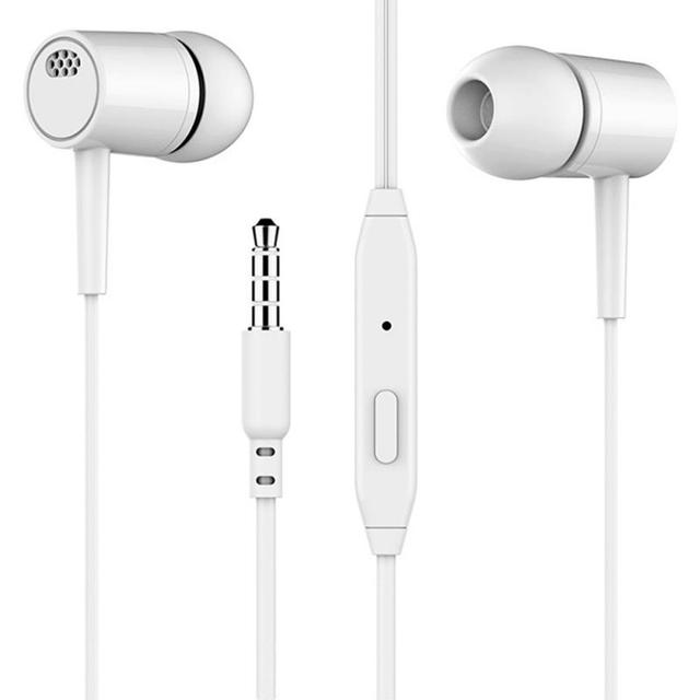 Earphones 3.5mm In-Ear 1.1m Wired Control Sport Headset Wired Headphones For Computer Huawei Honor Smartphone With Microphone