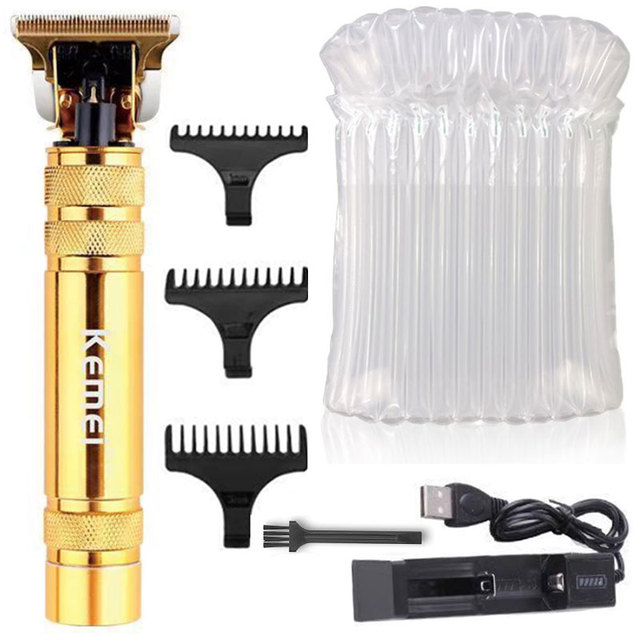 rechargeable hair trimmer electric beard stubble for men finishing outlining hair clipper