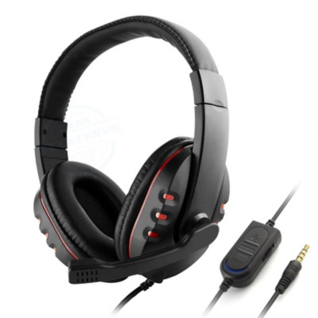 Gaming Headsets Gamer Headphones For Computer PC Laptop PS4 Xbox 3.5mm Wired HIFI Bass Stereo Over-Head Earphone With Microphone
