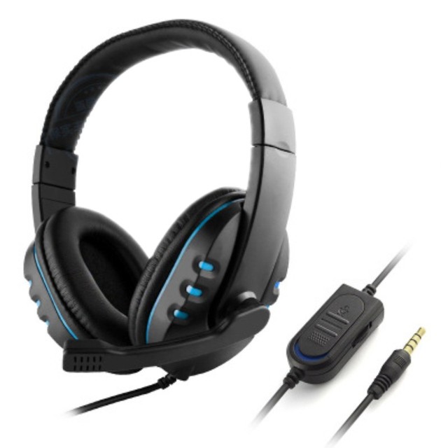 Gaming Headsets Gamer Headphones For Computer PC Laptop PS4 Xbox 3.5mm Wired HIFI Bass Stereo Over-Head Earphone With Microphone