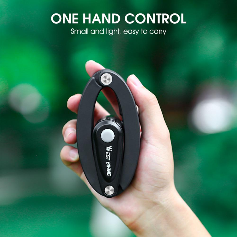 Foldable Bike Password Lock Rust-Proof Anti Theft MTB Road Bicycle Electric Lock Universal Bicycle Accessories