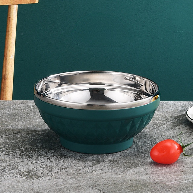 Utensils For Kitchen Tableware Fruit Sugar Noodle Ramen Salad Soup Breakfast Bowl kawaii Kitchenware Stainless Steel Dinnerware