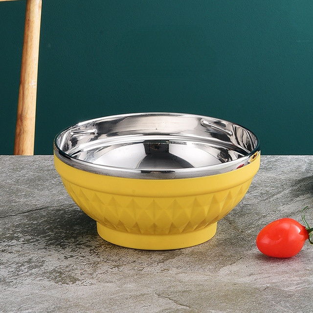 Utensils For Kitchen Tableware Fruit Sugar Noodle Ramen Salad Soup Breakfast Bowl kawaii Kitchenware Stainless Steel Dinnerware