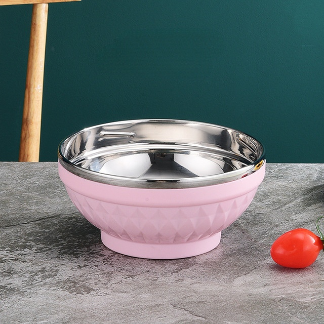 Utensils For Kitchen Tableware Fruit Sugar Noodle Ramen Salad Soup Breakfast Bowl kawaii Kitchenware Stainless Steel Dinnerware
