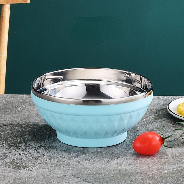 Utensils For Kitchen Tableware Fruit Sugar Noodle Ramen Salad Soup Breakfast Bowl kawaii Kitchenware Stainless Steel Dinnerware