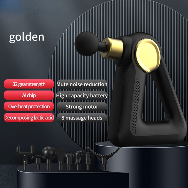 Massage Gun, Muscle Therapy Gun for Athletes, Deep Tissue Percussion Body Muscle Massager Handheld Massager for Neck Back Pain Relief