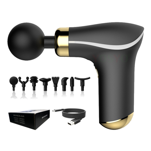 Mini Portable Massage Gun Deep Tissue Cute Dolphin Style Lady Office Muscle Massager Trainer Pain Relief Body Relax Fitness