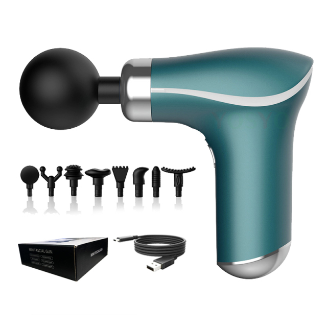 Mini Portable Massage Gun Deep Tissue Cute Dolphin Style Lady Office Muscle Massager Trainer Pain Relief Body Relax Fitness