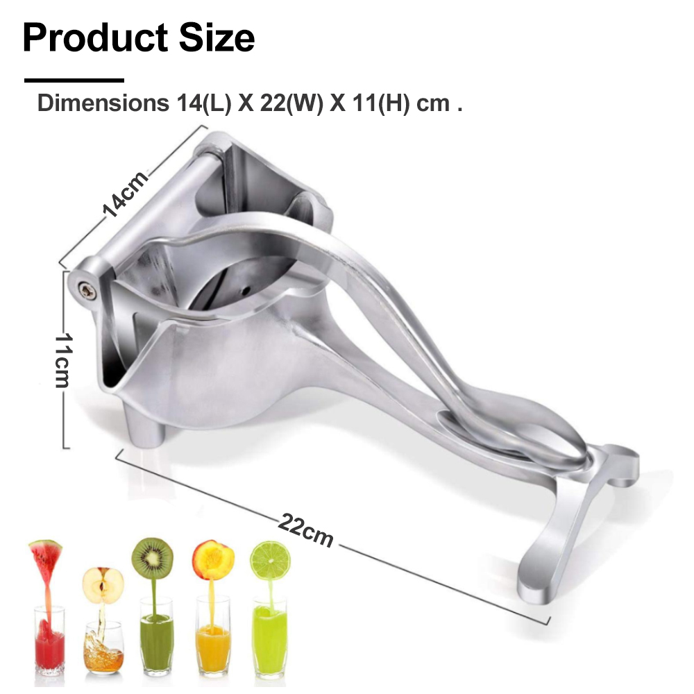 Manual Juice Squeezer Aluminum Alloy Orange Lemon Hand Pressure Juicer Accessories Sugar Cane Home Kitchen Fruit Tool