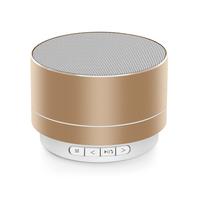 Portable Multi- Color Wireless Subwoofer Small Speaker Mini Bluetooth Speaker Lock and Load Spray USB Speakers