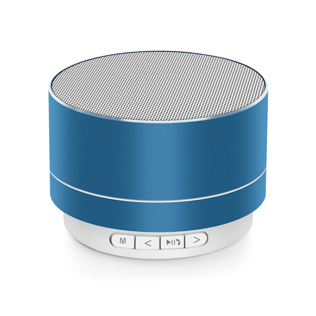 Portable Multi- Color Wireless Subwoofer Small Speaker Mini Bluetooth Speaker Lock and Load Spray USB Speakers