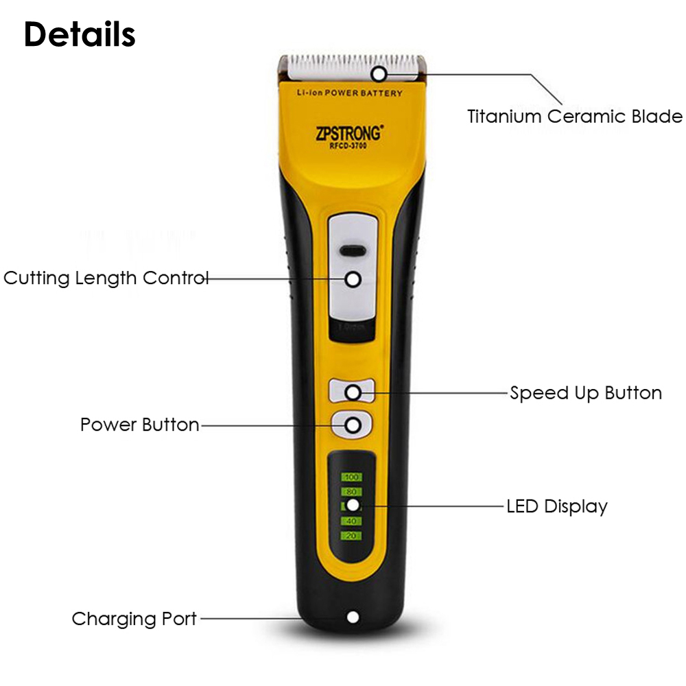 Electric Hair Trimmer Rechargeable Hair Clipper Haircut Beard Trimmer Razor