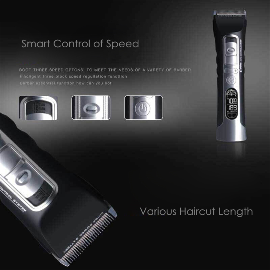 Professional Hair Trimmer Clipper Rechargeable Hair Cutting Machine Electric Scissors