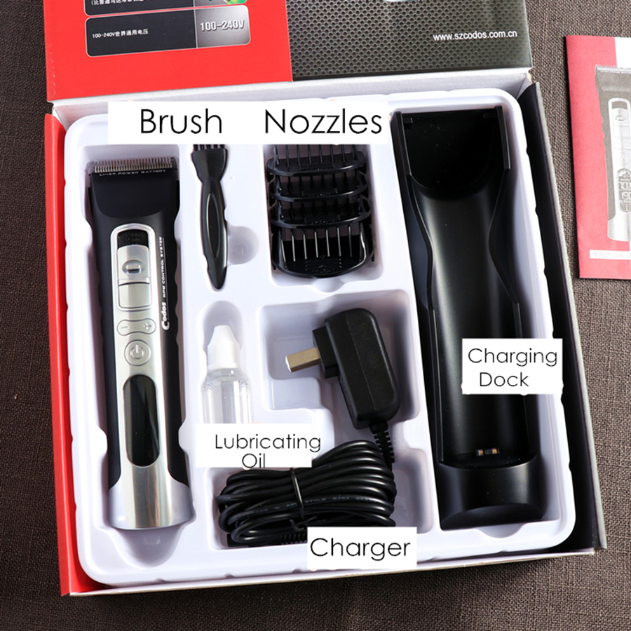 Professional Hair Trimmer Clipper Rechargeable Hair Cutting Machine Electric Scissors