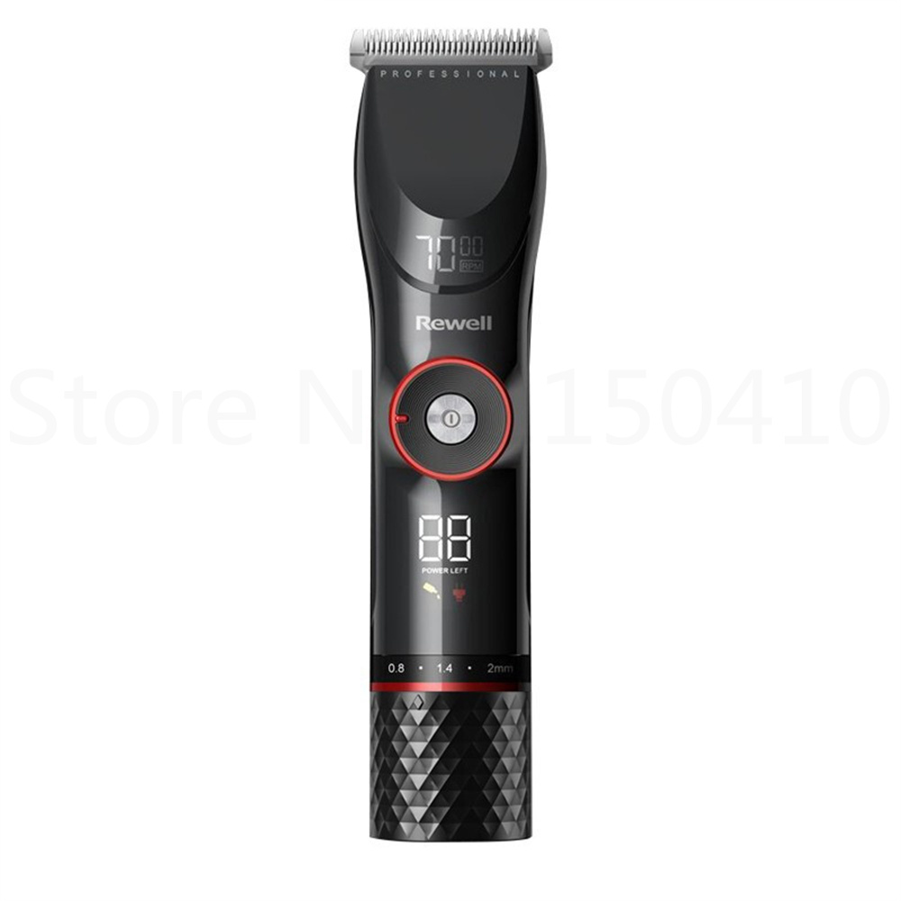Professional Hair Clipper Titanium Steel Cutter 3500mAh Rechargeable Hair Trimmer